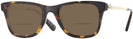 Square Dark Tortoise Coach 8279U Bifocal Reading Sunglasses View #1