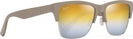 Square Silver W/ Silver/dual Gold To Silver Lens Maui Jim Perico 853 View #1