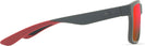 Rectangle Dark Grey With Brick Red/Hawaii Lava Maui Jim The Flats 897 View #3