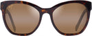 Rectangle Dark Tortoise/HCL Lens Maui Jim Alulu 878 View #2