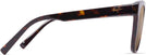 Rectangle Dark Tortoise/HCL Lens Maui Jim Alulu 878 View #3