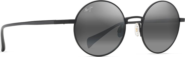 Round Deep Black/Neutral Gray Lens Maui Jim Mokupuni 888 View #1