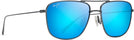 Aviator Dove Grey/Blue Hawaii Maui Jim Mikioi 887 View #1