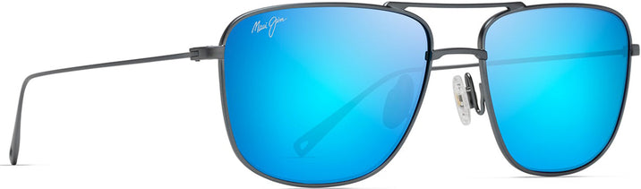 Aviator Dove Grey/Blue Hawaii Maui Jim Mikioi 887 View #1