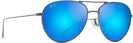 Aviator Dove Grey/Blue Hawaii Lens Maui Jim Walaka 885 View #1