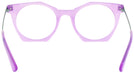 Oversized Pink W/ Pale Green Goo Goo Eyes 871 Single Vision Full Frame View #4