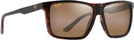 Rectangle Gloss Cherry Tortoise/HCL Bronze Lens Maui Jim Mamalu Bay 610 View #1