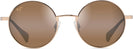 Round Gold/HCL Bronze Lens Maui Jim Mokupuni 888 View #2