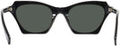 Cat Eye Black Burberry 4283 Progressive No Line Reading Sunglasses View #4