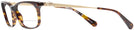 Rectangle Dark Tortoise Coach 6110 Bifocal View #3