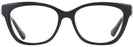 Rectangle Black Coach 6120 Single Vision Full Frame View #2