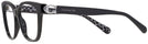 Rectangle Black Coach 6120 Single Vision Full Frame View #3