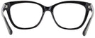 Rectangle Black Coach 6120 Single Vision Full Frame View #4
