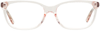 Coach 6139U reading glasses. color: Transparent Pink