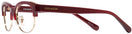 ClubMaster Burgundy Coach 6157 Computer Style Progressive View #3