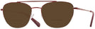 Aviator Burgundy Coach 7107 Bifocal Reading Sunglasses View #1
