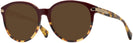 Round Burgundy/tortoise Coach 8140 Progressive No Line Reading Sunglasses View #1