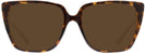 Square Dark Tortoise Coach 8256U Progressive No Line Reading Sunglasses View #2