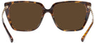 Square Dark Tortoise Coach 8256U Progressive No Line Reading Sunglasses View #4