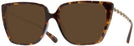Square Dark Tortoise Coach 8256U Progressive No Line Reading Sunglasses View #1