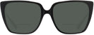 Square Black Coach 8256U Bifocal Reading Sunglasses View #2