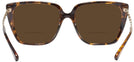 Square Dark Tortoise Coach 8256U Bifocal Reading Sunglasses View #4
