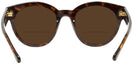 Round Tortoise Glitter Coach 8265 Bifocal Reading Sunglasses View #4