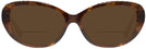 Oval Dark Tortoise Coach 8296U Bifocal Reading Sunglasses View #2