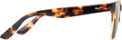 Square Tort. W/ Gold/HCL Lens Maui Jim Perico 853 View #3