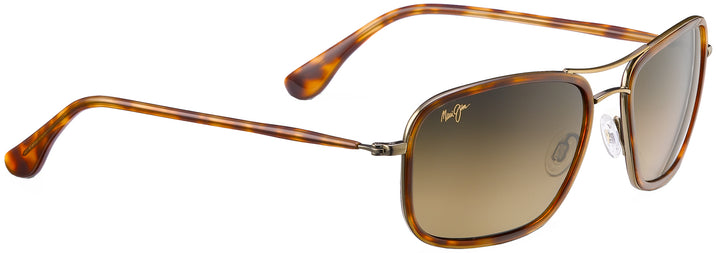  Ant. Gold / Hcl Lens Maui Jim Hawaiian Time 252 View #1