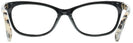 Rectangle Black Havana Kate Spade Amelinda Progressive No-Lines View #4