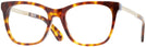 Square Havana Blue Kate Spade Joelyn Single Vision Full Frame View #1