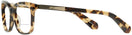 Square Dark Havana Kate Spade Kariann Bifocal View #3