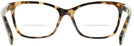 Square Dark Havana Kate Spade Kariann Bifocal View #4