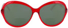 Oval Red Millicent Bryce 127 Bifocal Reading Sunglasses View #2