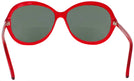 Oval Red Millicent Bryce 127 Bifocal Reading Sunglasses View #4