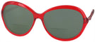 Oval Red Millicent Bryce 127 Bifocal Reading Sunglasses View #1