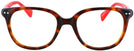 Square Brown Tort./soft Red Millicent Bryce 135 Single Vision Full Frame View #2