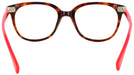 Square Brown Tort./soft Red Millicent Bryce 135 Single Vision Full Frame View #4