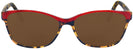 Rectangle Red Tortoise/lipstick Millicent Bryce 146 Progressive No Line Reading Sunglasses View #2