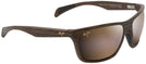 Square Matte Brown Woodgrain/hcl Maui Jim Makoa 804 View #1