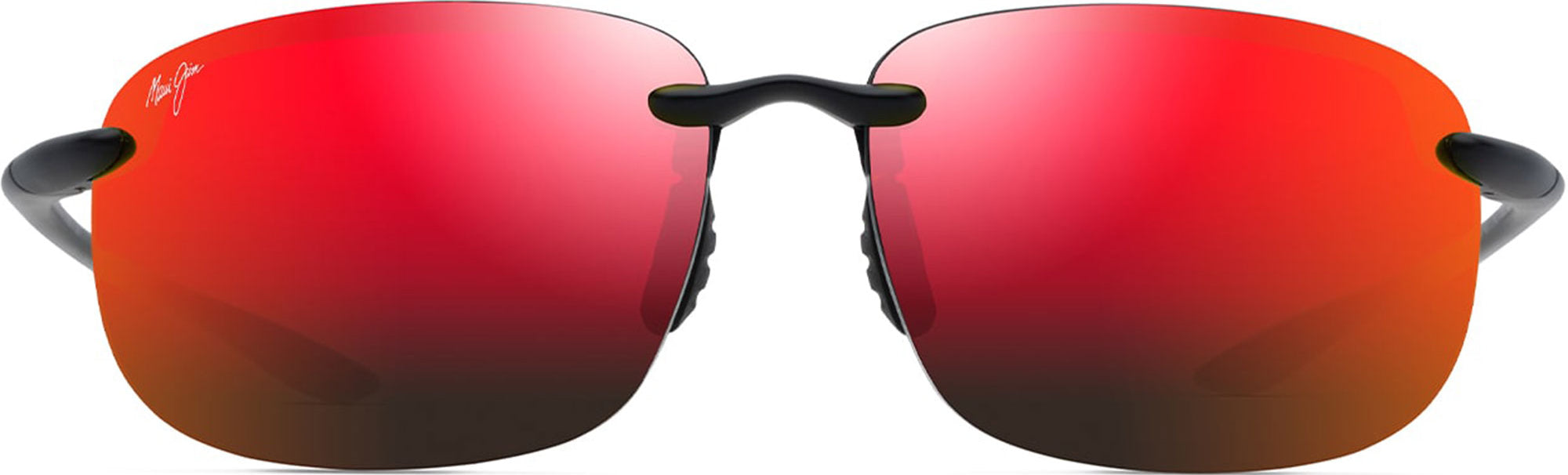 HAWAII 5C　Redオーバープリント Maui Jim Keokea Polarized Aviator Red and Black Sunglasses HAWAII