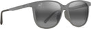 Round Matte Grey/Neutral Grey Lens Maui Jim Ilikea 650 View #1