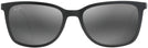 Square Satin Black/grey Lens Maui Jim Naupaka 775 View #2
