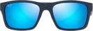 Rectangle Navy With Light Blue/Blue Hawaii Maui Jim The Flats 897 View #2