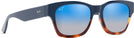Square Navy With Tortoise/Blue-to-silver Dual Mirror Maui Jim Valley Isle 780 View #1