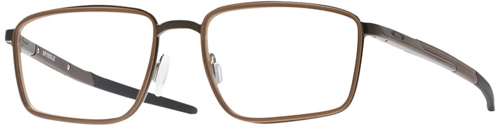Square Pewter/dark Brown Oakley OX3235 Single Vision Full Frame View #1