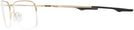 Rectangle Satin Light Gold Oakley OX5148 Wingback Single Vision Full Frame w/ FREE NON-GLARE View #3