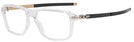 Square Polished Clear Oakley OX8166L Wheel House Single Vision Full Frame View #1