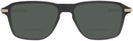 Square Satin Black/Gold Oakley OX8166 Wheel House Bifocal Reading Sunglasses View #2
